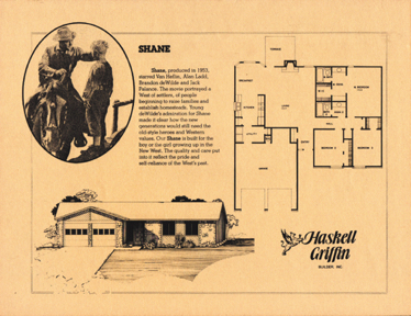 Handbill series for Haskell Griffin home builder. Gold medal winner, MAX Awards for Marketing and Advertising Excellence, date unknown. Handbill series for Haskell Griffin home builder. Gold medal winner, MAX Awards for Marketing and Advertising Excellence, date unknown.