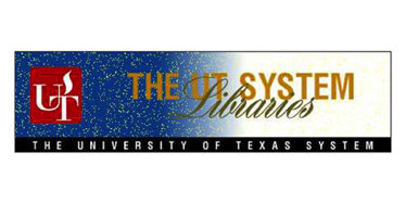Banner design, The University of Texas System Library’s first web site, circa 1996.